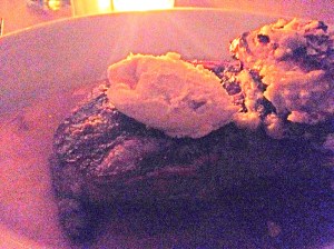 Sorry that this picture is so bad, it was very dark in there and my phone was dying.